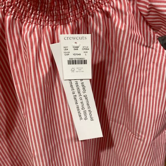 Crewcuts Girls' Candy Apple stripe smocked nightgown - Picture 5 of 8